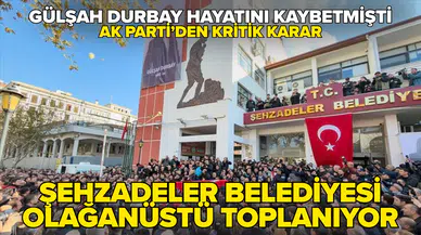 Şehzadeler Belediye Meclisi, 19 Aralık'ta olağanüstü toplanıyor: Yeni başkan kim olacak?