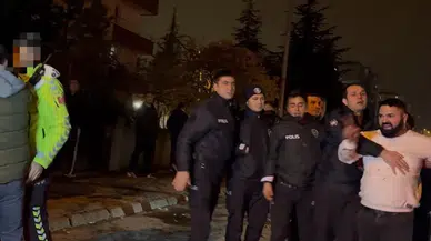 Direğe çarpıp polisi tehdit eden alkollü sürücüye 66 bin TL ceza