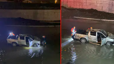 Ağrı’da pick-up Murat Nehri’ne uçtu: 5 kişi AFAD ekiplerince kurtarıldı
