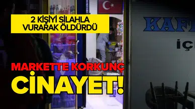 Antalya’da markette cinayet: Market sahibi, 2 kişiyi öldürdü!