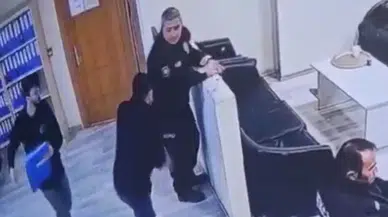 Kartal'da polis merkezinde akılalmaz olay: Bekçinin silahını almaya çalıştı