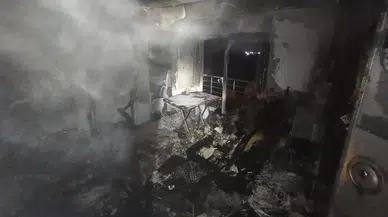 Hatay’da elektrik arızası evi küle çevirdi