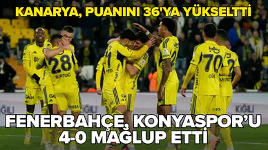 Fenerbahçe, Konyaspor'u 4-0 yendi