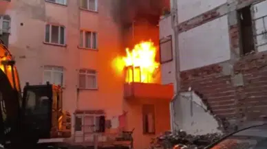 Bahçelievler’de 6 katlı binada yangın paniği