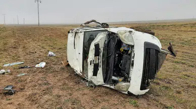 Konya'da otomobil şarampole devrildi: Ölü ve yaralılar var