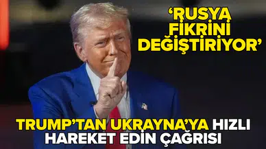 Donald Trump'tan Ukrayna'ya 'Hızlı hareket edin' çağrısı: Ruslar fikrini değiştiriyor