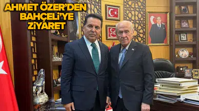 Ahmet Özer MHP Lideri Bahçeli ile görüştü