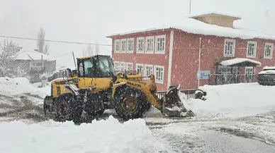 Hakkari'de kar yağışı çilesi: 70 yol ulaşıma kapandı