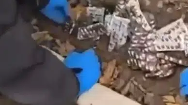 İzmir'de bahçede 9 bin 132 uyuşturucu hap bulundu!