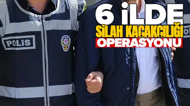6 ilde silah kaçakçılığı operasyonu: 119 şüpheli yakalandı!