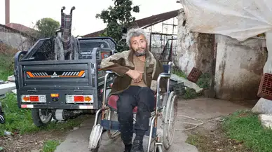Antalya'da insanlık dramı: Yüzde 94 engelli adam muşamba altında yaşam mücadelesi veriyor!