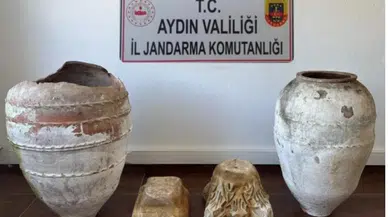 Söke’de jandarmadan tarihi eser kaçakçılığına geçit yok