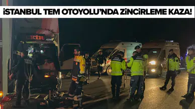 Kamyonet ile iki tır çarpıştı: 4 yaralı