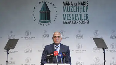 'Mana ve Nakış: Müzehhep Mesneviler Yazma Eser Sergisi' açıldı!