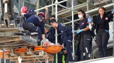 Antalya’da inşaatta dehşet: İşçi 5. kattan 2. kata düştü!