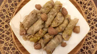 5 Aralık Cuma Gelinim Mutfakta Bursa Kestaneli Sarma tarifi: Kestaneli Sarma nasıl yapılır?