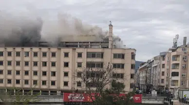 Balıkesir’de tadilat çalışması sırasında otelde yangın çıktı