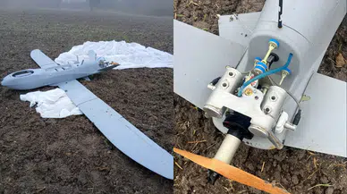 Balıkesir Manyas'ta İHA düştü!