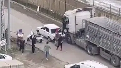 Samsun’da tır şoförüne sopalı saldırı