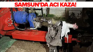 Kolunu silaj makinesine kaptıran çocuk can verdi!
