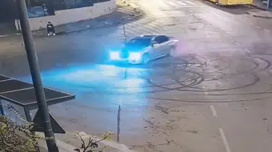 Üsküdar’da drift yapan sürücüye ceza