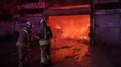Hatay'da bir iş yerinde yangın çıktı!