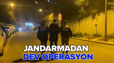 Jandarmadan dev operasyon: 26 şirkete baskın düzenlendi!
