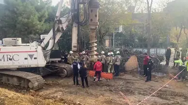 Kadıköy’de şantiyede işçi çukura düştü!