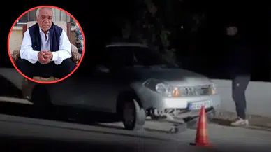 Mersin'de otomobil, yerde yatan adamın üzerinden geçti!