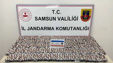 Samsun'da 6 bin 621 uyuşturucu hap ele geçirildi
