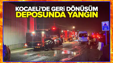 Yangında 1 işçi yaralandı