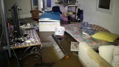 Bodrum'da sel felaketi! Ev ve iş yerlerini su bastı