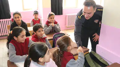 Ağrı polisinden yürek ısıtan destek: Köy çocuklarına kışlık yardım