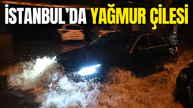 Rögarlar taştı, araçlar mahsur kaldı