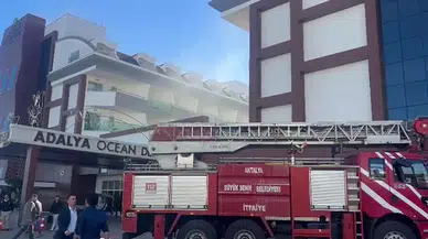 Manavgat’ta 5 yıldızlı otelde yangın!
