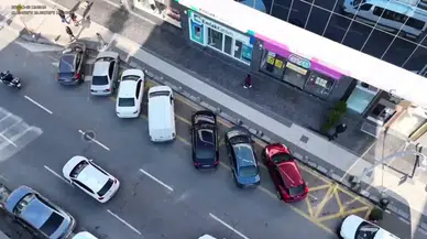 Beykoz’da dron destekli trafik denetimi