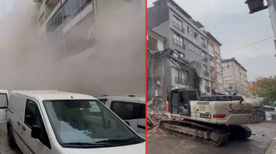 Bursa'da sıra dışı bina yıkımı!