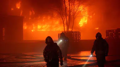 Esenyurt’ta fabrika yangını! 6 saattir sürüyor