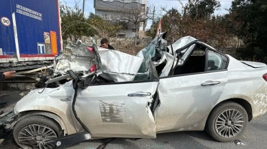 Hatay'da korkunç kaza! Park halindeki tıra çarptı: 1 ölü