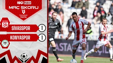 Sivasspor ve Konyaspor 1-1 berabere kaldı