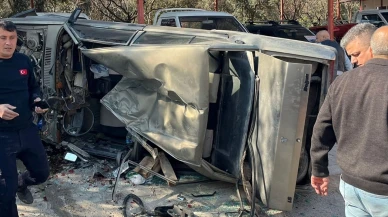 Mersin'de otomobil takla attı! 1 ölü, 1 yaralı