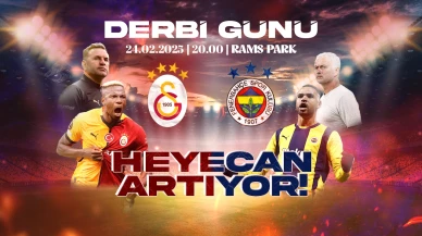 Galatasaray - Fenerbahçe derbisi heyecanı artıyor