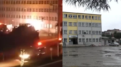 Samsun'da korku dolu anlar: Okulda yangın çıktı! Eğitime ara verildi