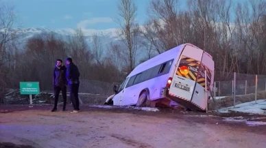Öğrenci servisi sulama kanalına düştü: 11 kişi yaralandı
