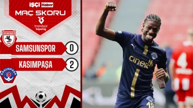 Kasımpaşa, Samsunspor deplasmanında 2-0 kazandı