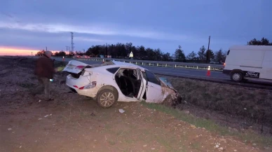 Kırklareli'nde otomobil takla attı: 1 ölü, 1 yaralı