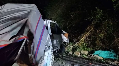 Giresun'da feci kaza:1 ölü, 1 yaralı