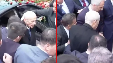 Bahçeli, Alparslan Türkeş'in kabri başında!