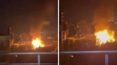 Konya'da yangın paniği: İş yeri deposu alevler içinde kaldı