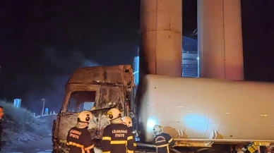 Lüleburgaz’da LPG tankerinde yangın: Alevler kontrol altına alındı